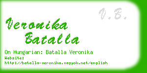 veronika batalla business card